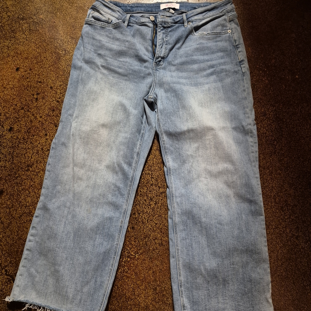 Classic Light Blue Wide Leg Jeans